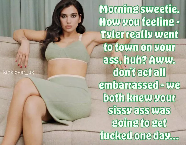 She KNEW. In fact, she convinced him to do it. But that’s ok with you now, isn’t it? Slut.