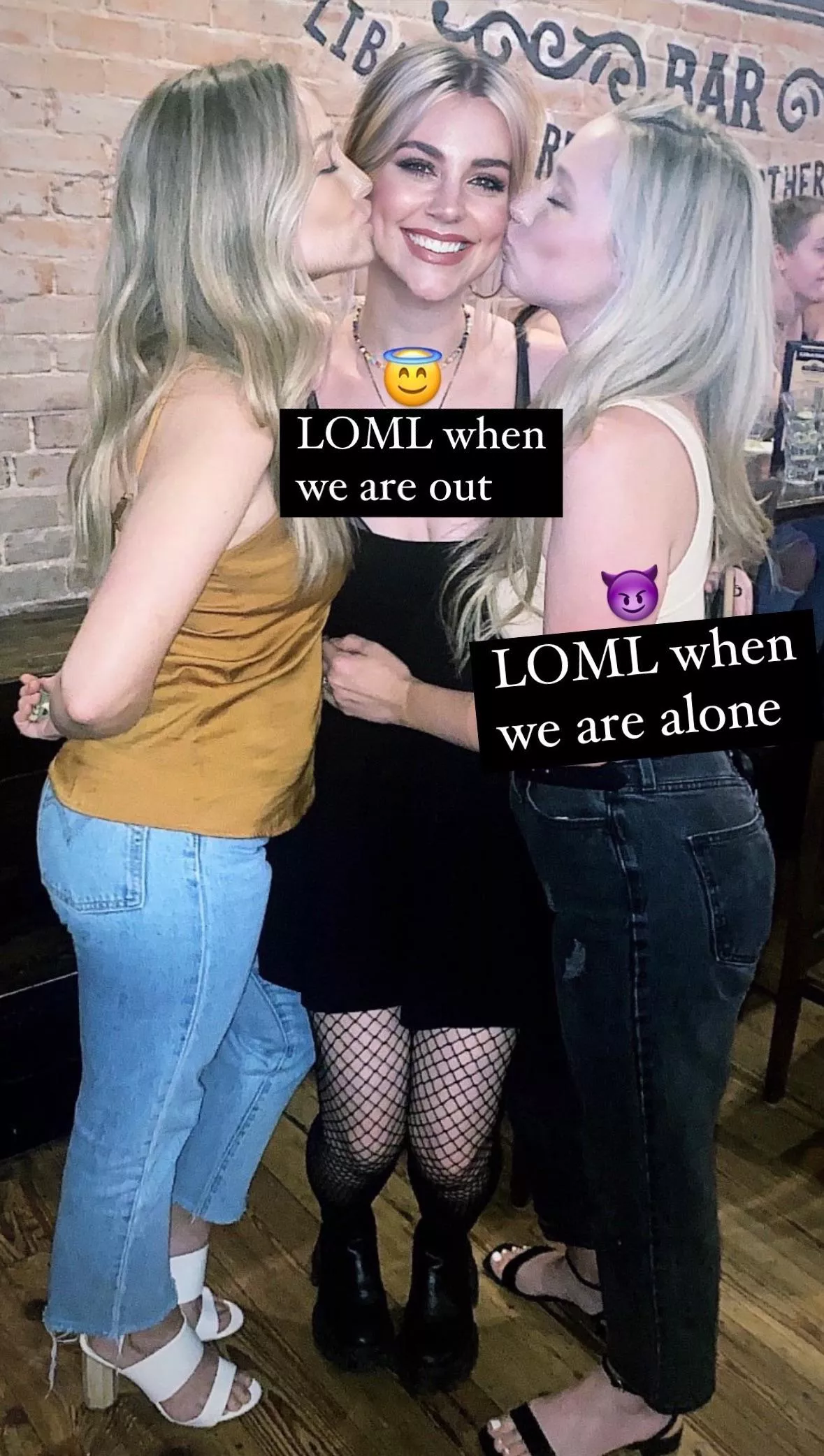 She’s got both of us 