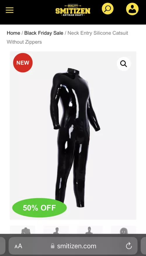 Silicone catsuit from Smitizen