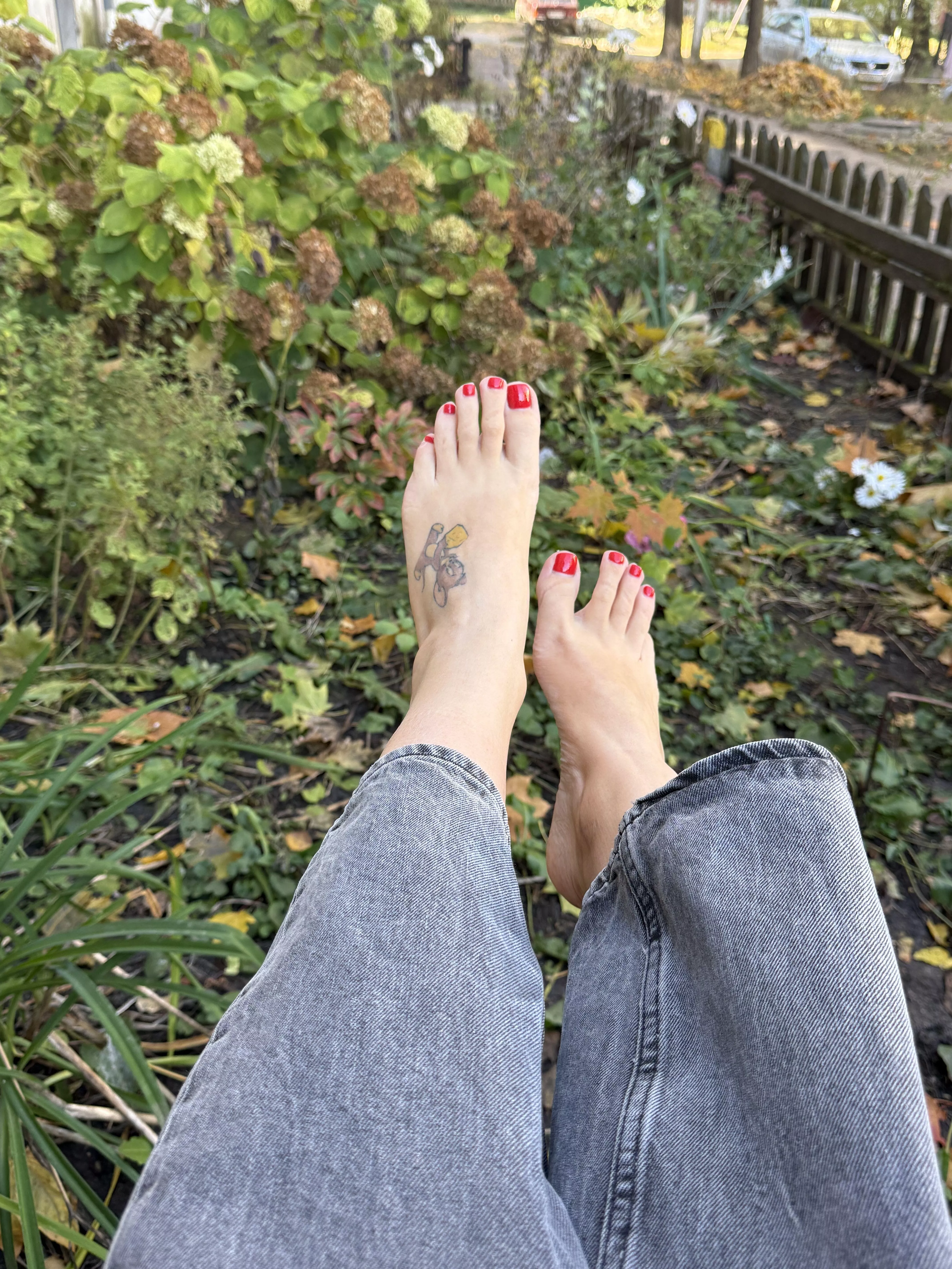 Start licking my foot!