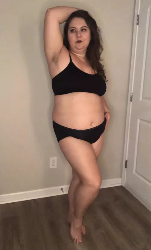 Still hairy, curvy, and cute after a long day 