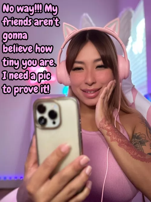 They'll Have To Believe Her Once She Shows Them A Pic [Riley Swift]