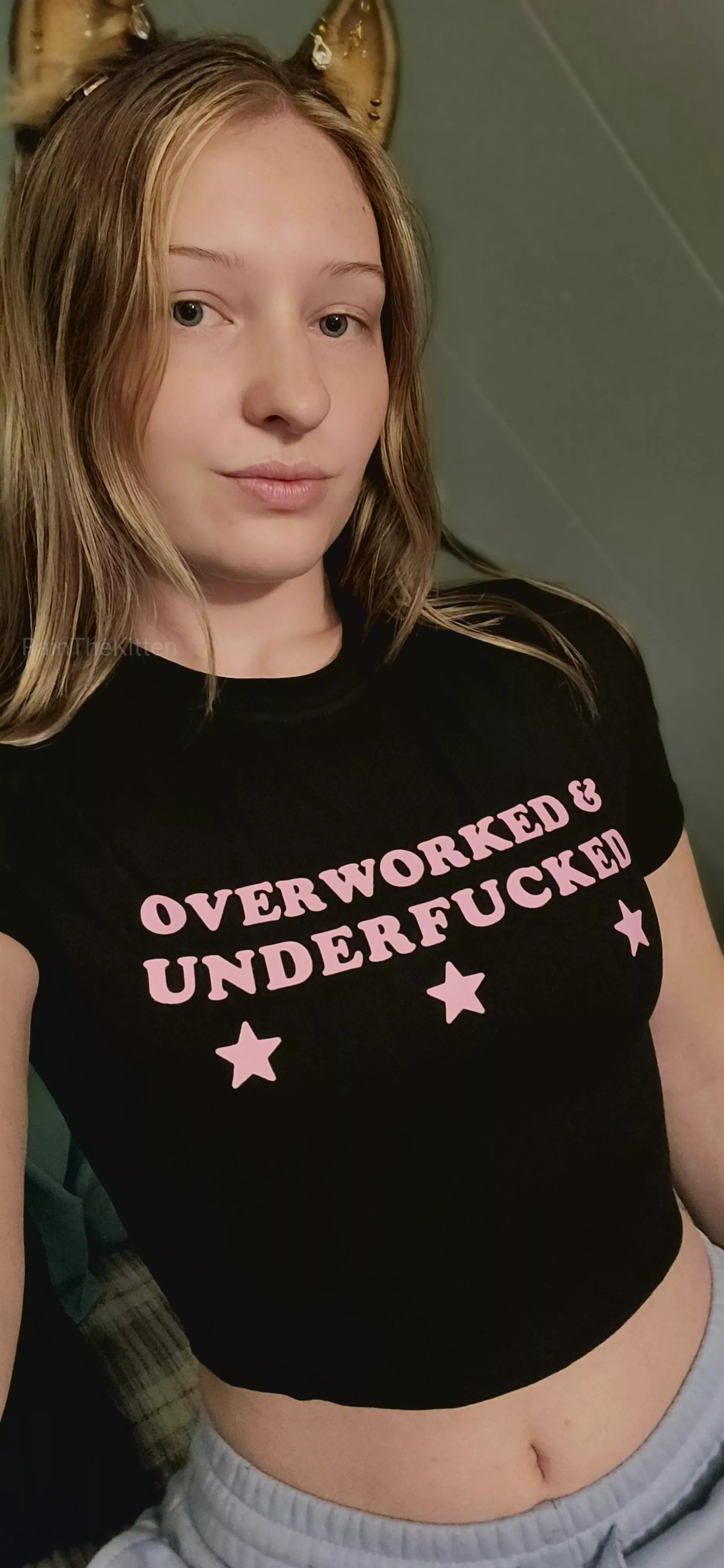 This shirt tells the truth. Who wants to help me change it? 