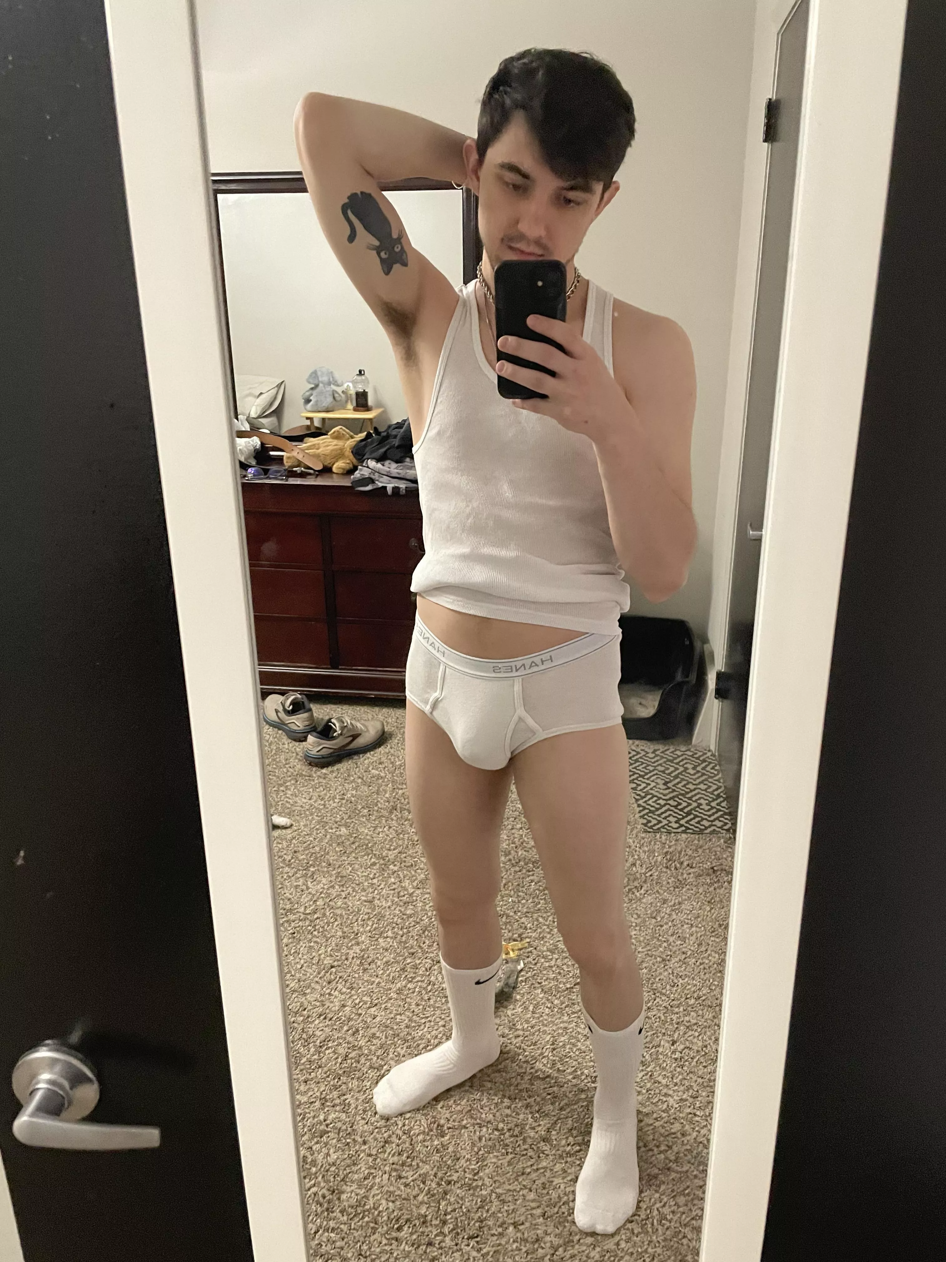 Tighty whities are all my boyfriend wears now 