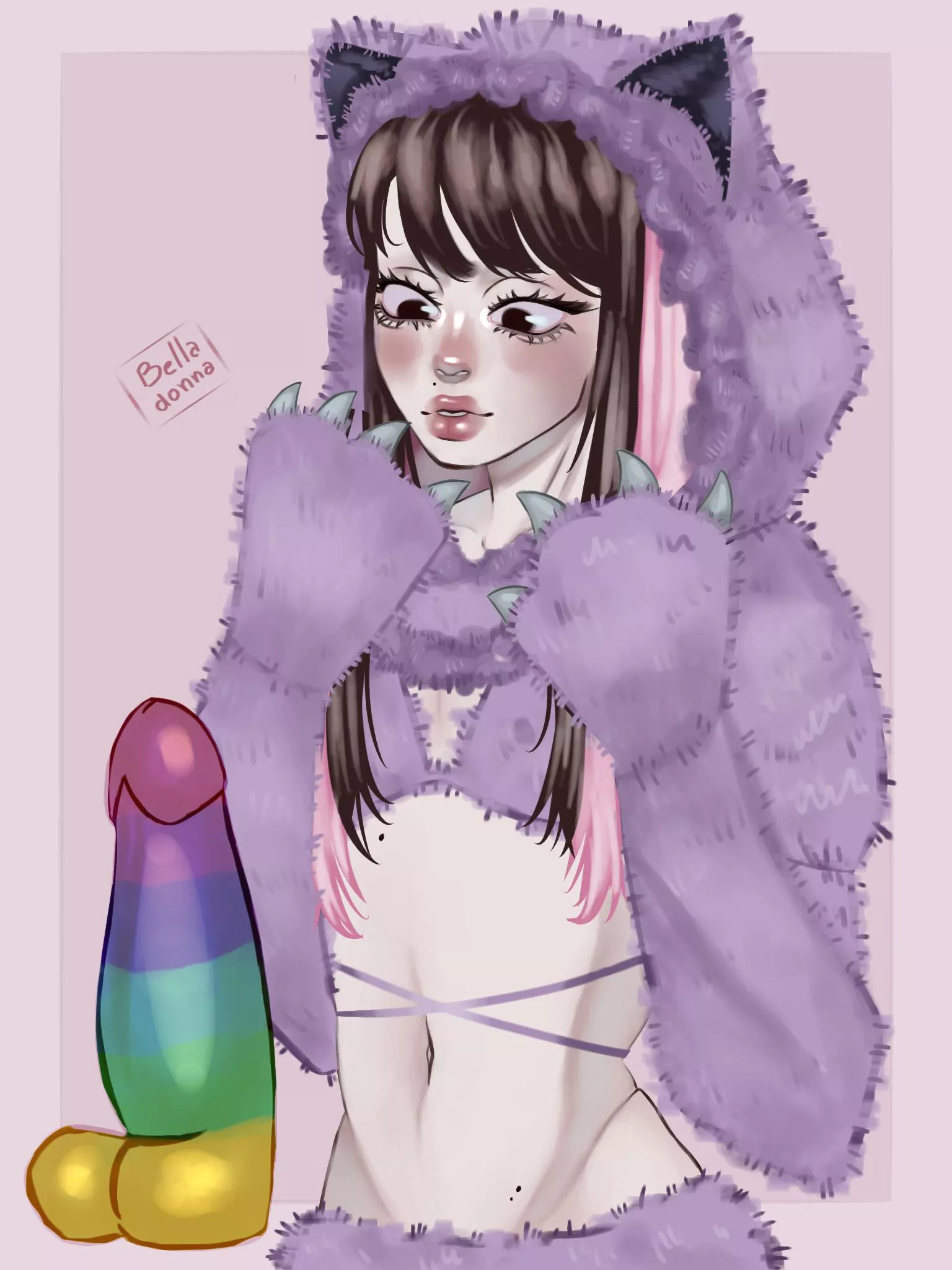 Until which color do you think he can handle? (Original Art)