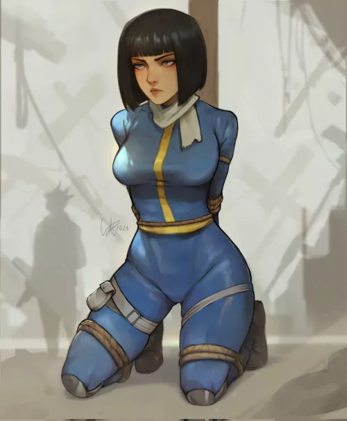 Vault Dweller in captive state by VANKRAUT