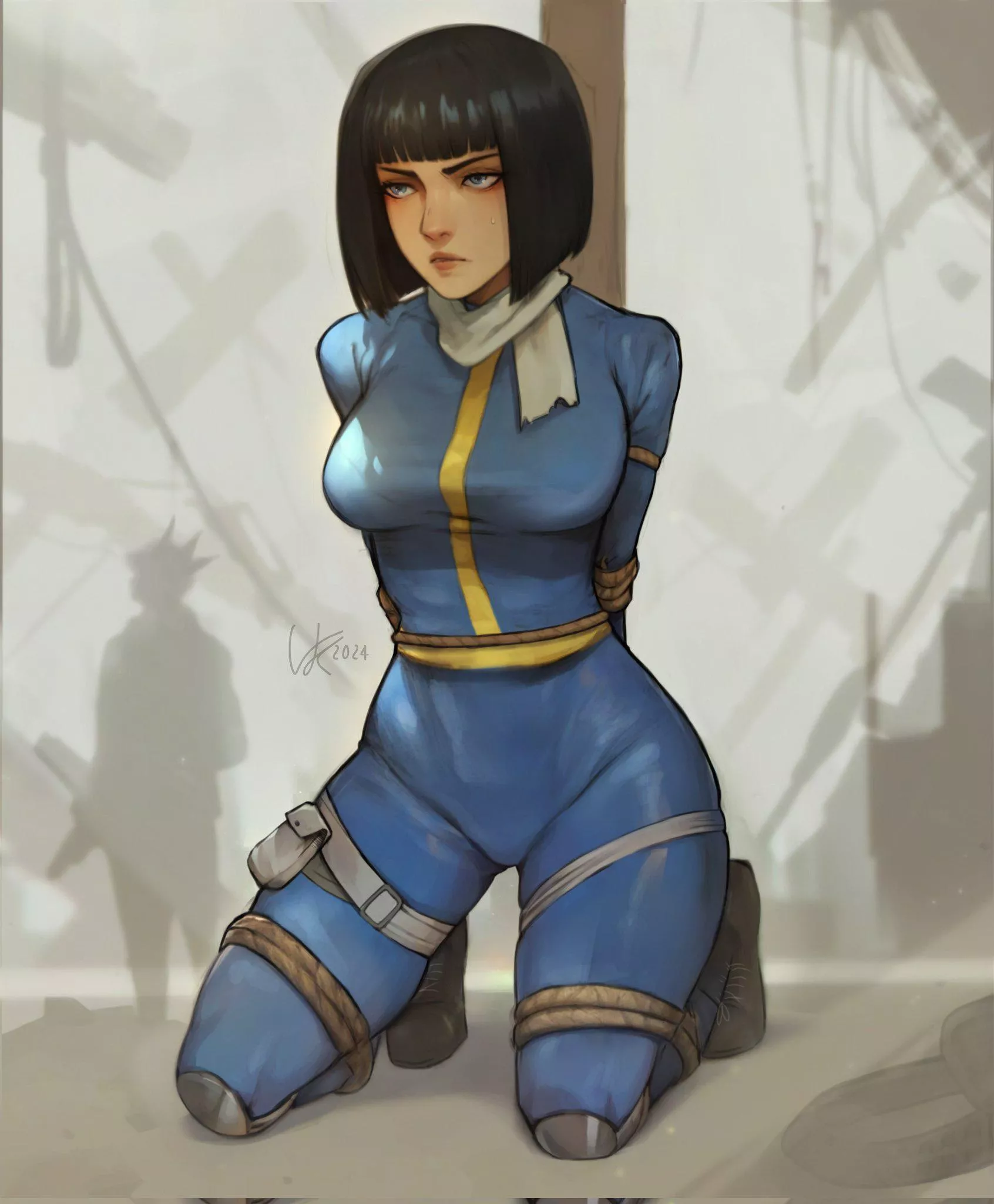 Vault Dweller in captive state by VANKRAUT