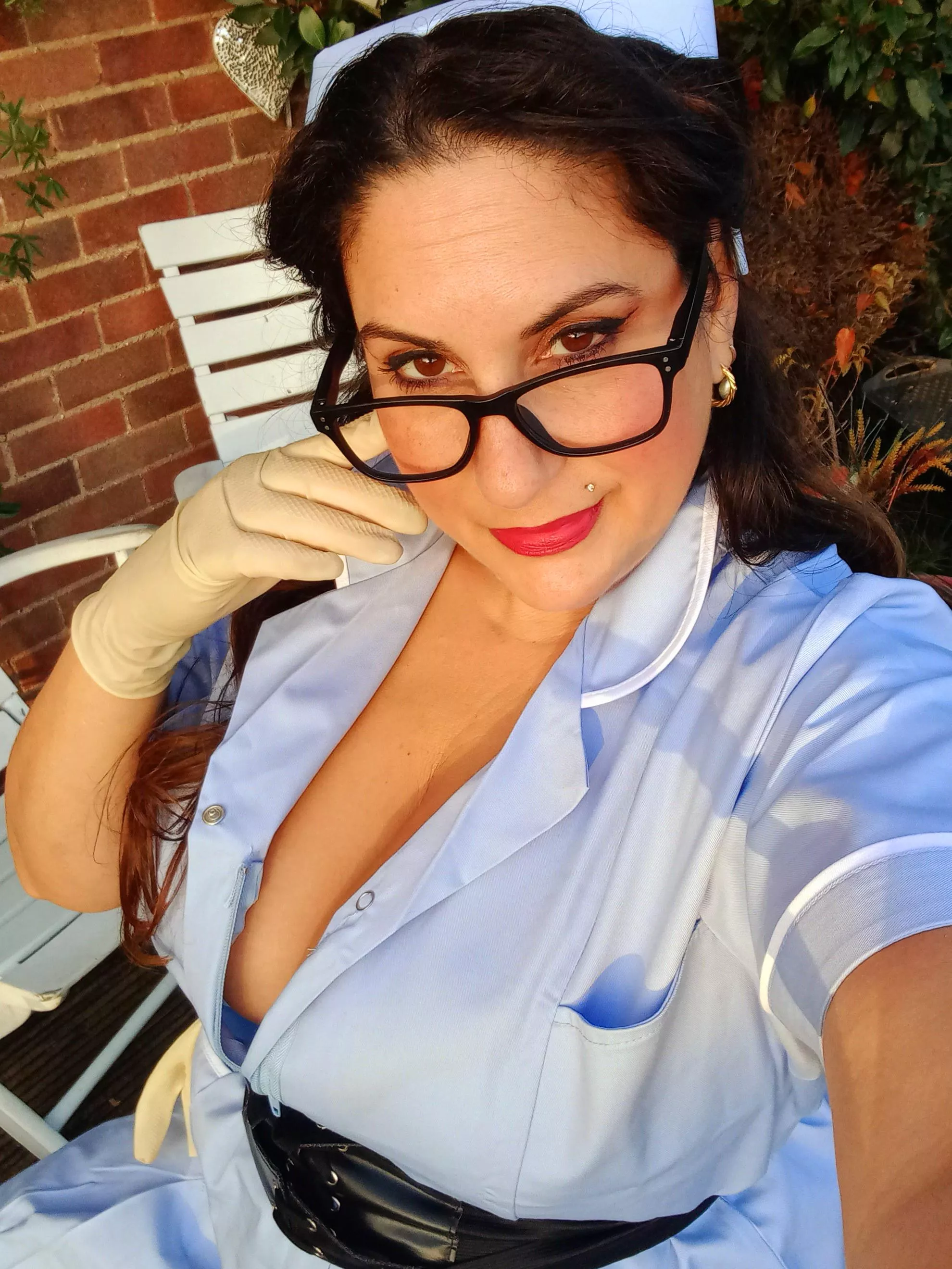 Vintage nurse Stern care I bet you'd love both wouldn't you