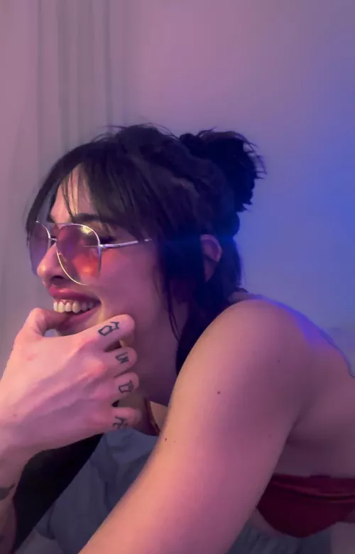 Wanna checkout my finger tattoos?