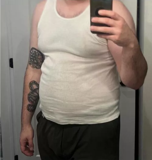 When the workout clothes show off how out of shape you've gotten lol