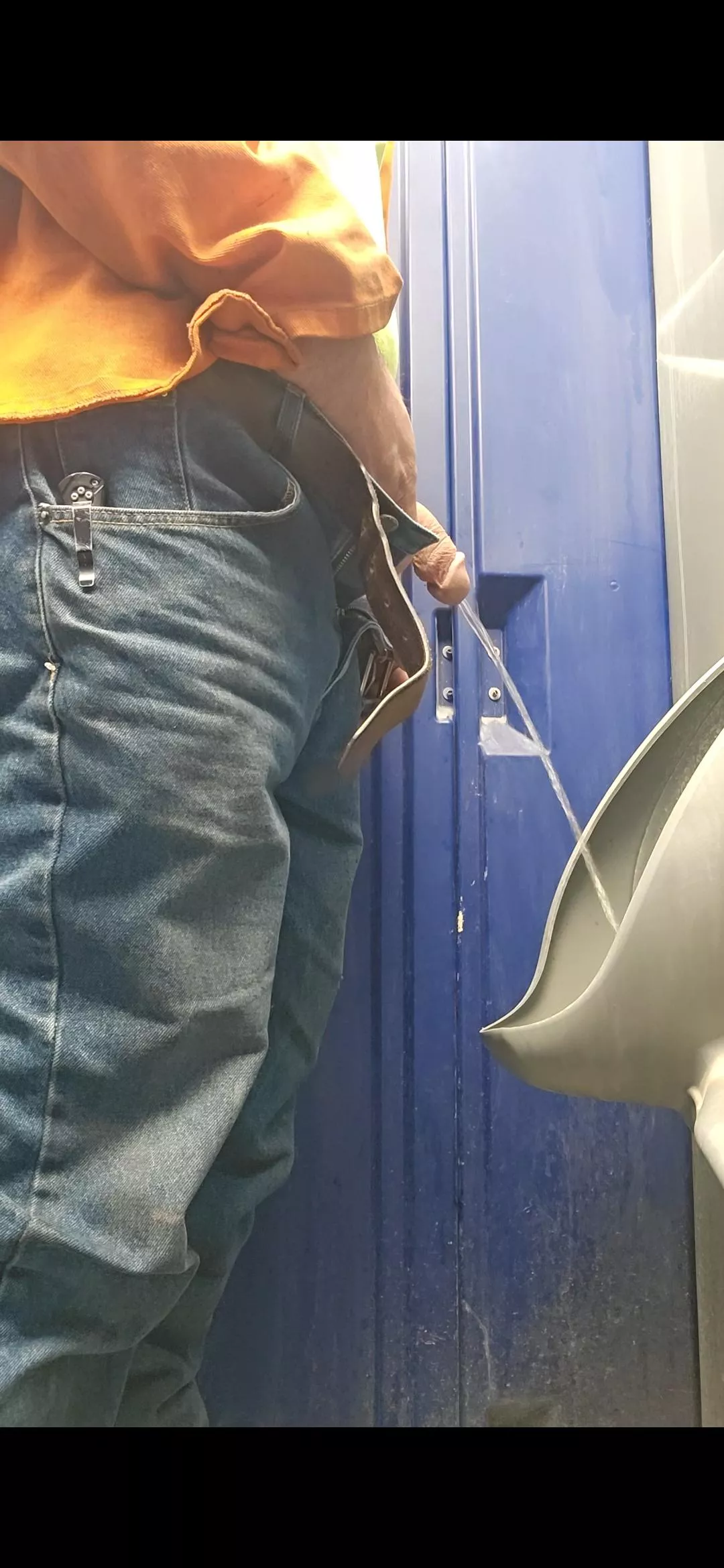 Who doesn't love a cold porta-jon piss in the morning