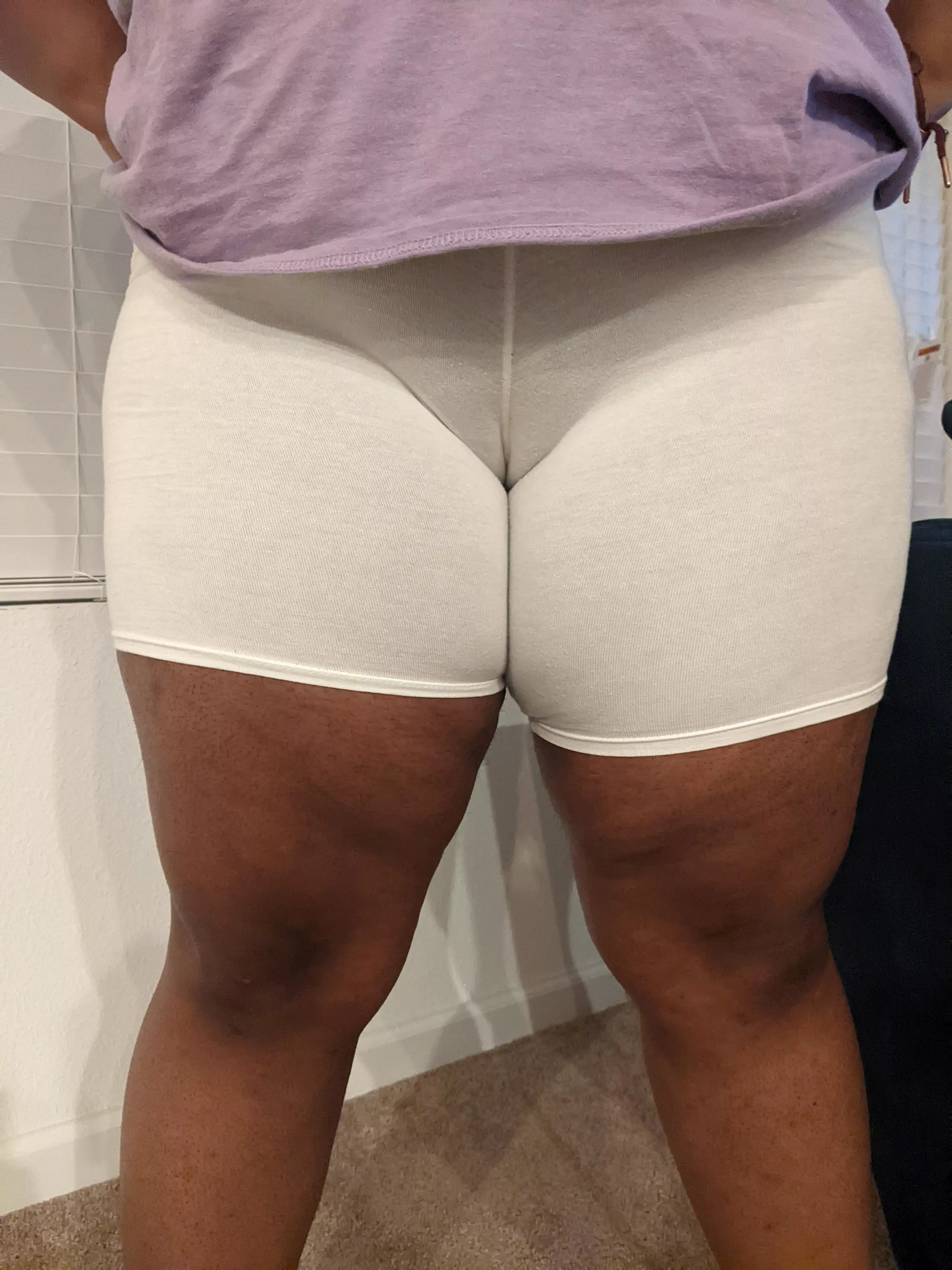 Wife just can't hide it 