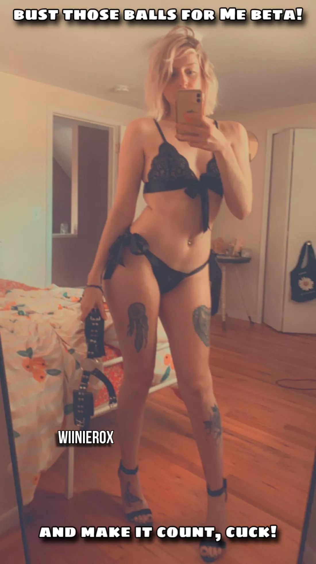 You better make those slaps count or else I’ll do it for you😈