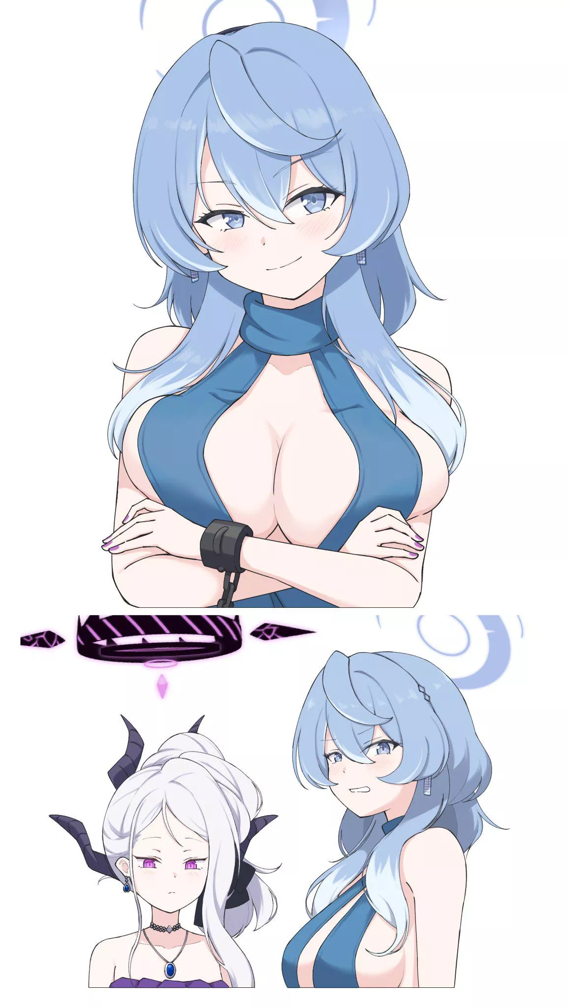 Ako, Hina (Blue Archive) [ee doyomeki]