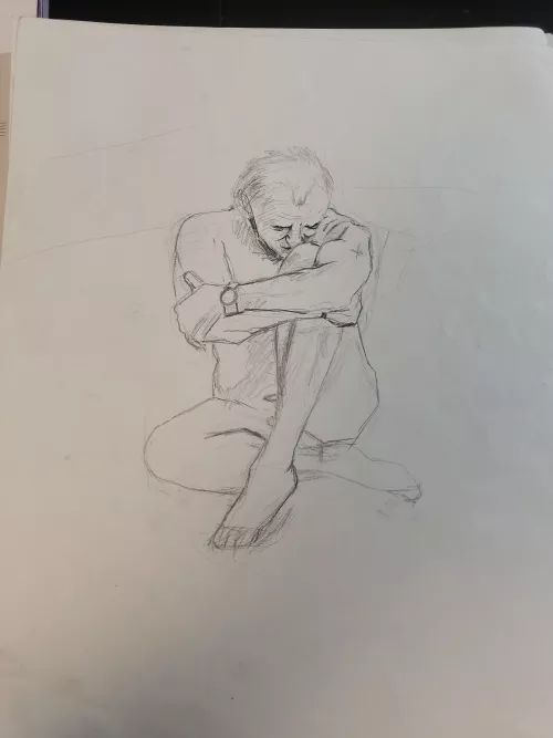 Before I cut the bottom half off