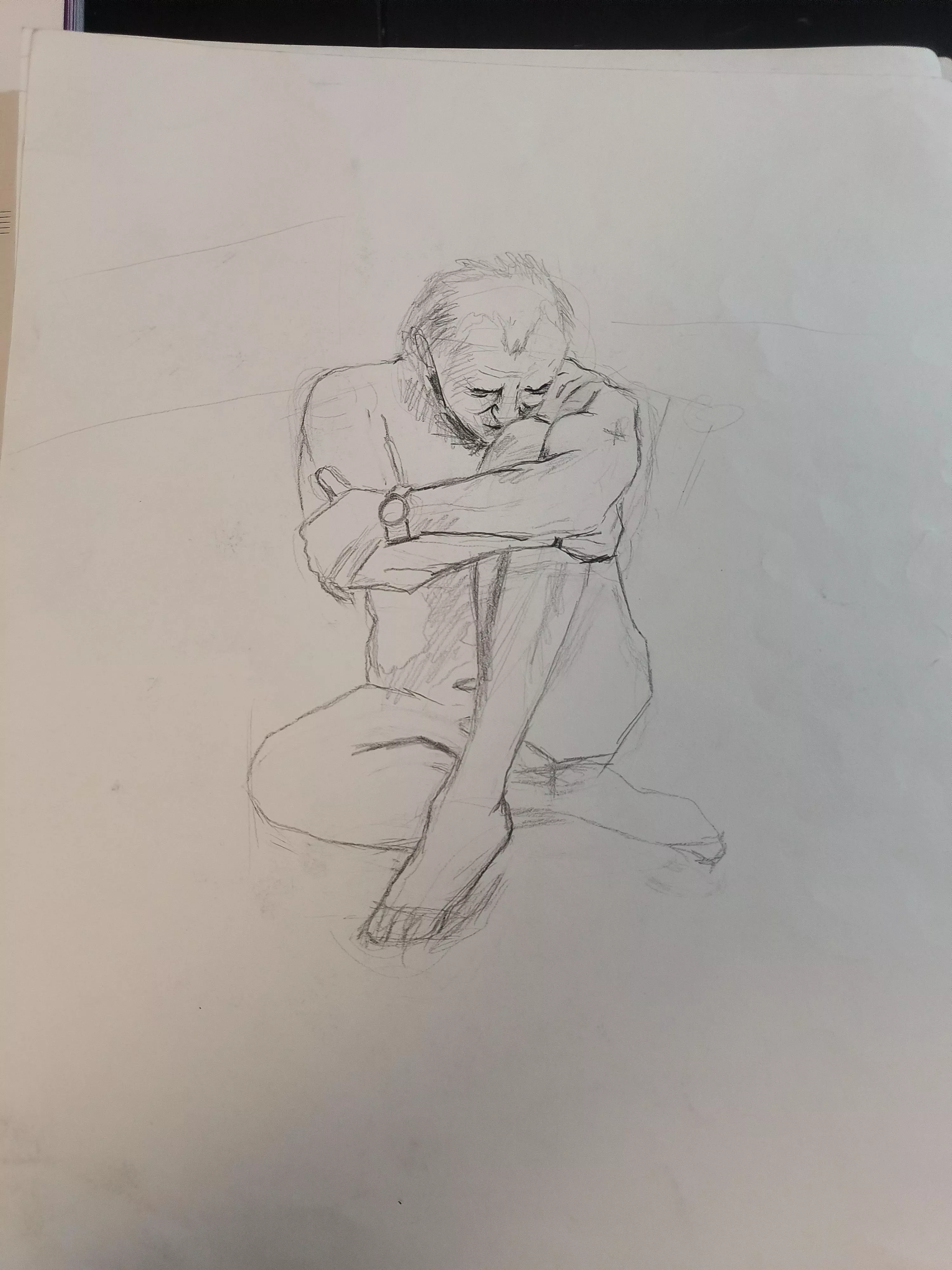 Before I cut the bottom half off