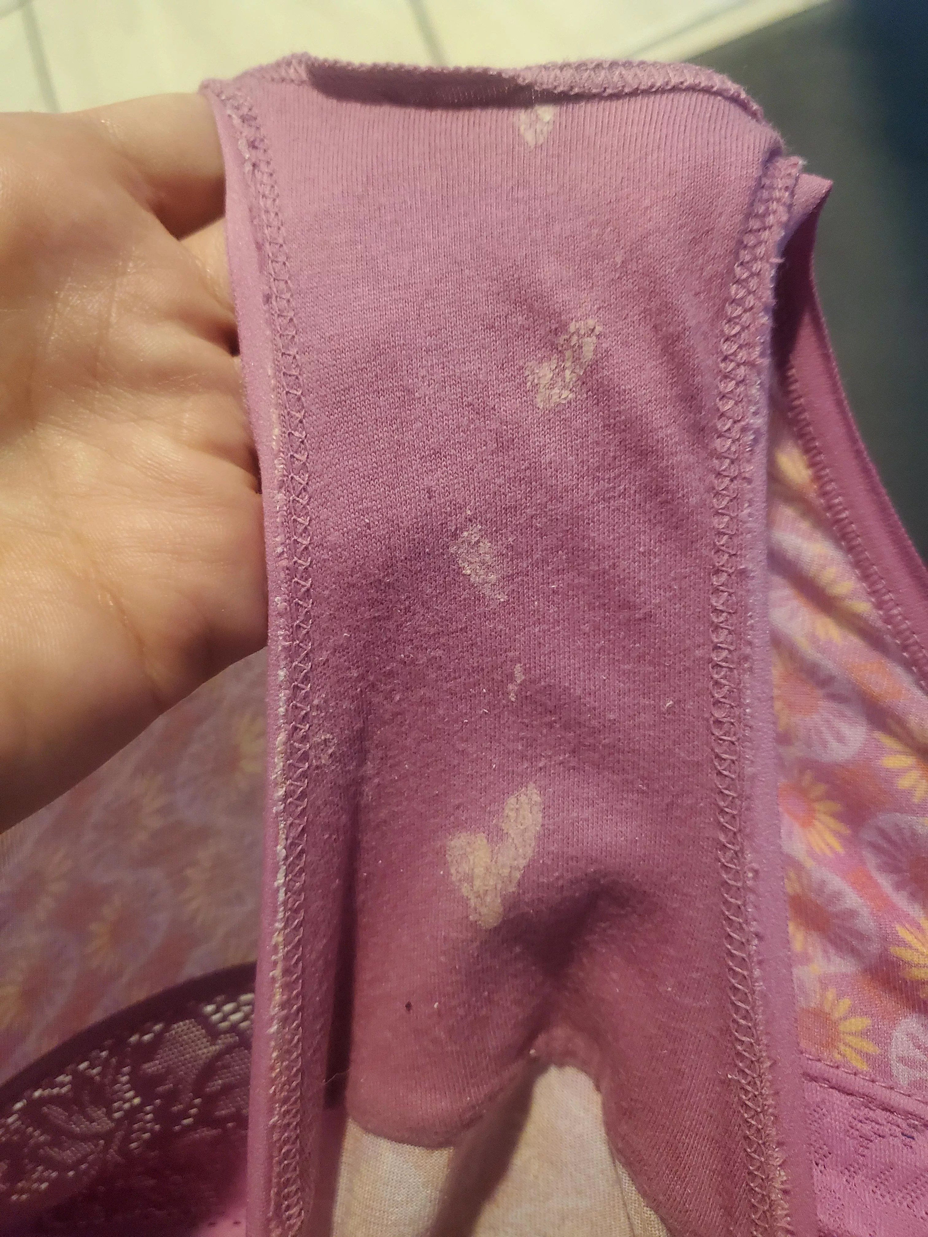 Do you like post-workout panty gussets?