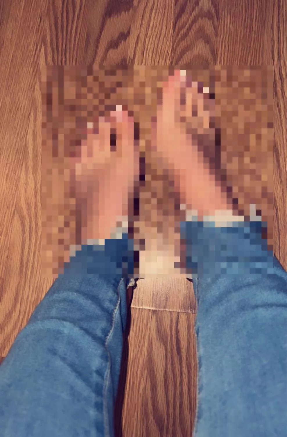 Don’t you wish you could see my toes slut? 
