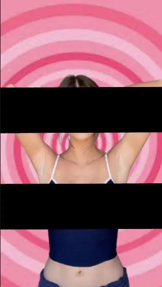 Focus on the armpits 