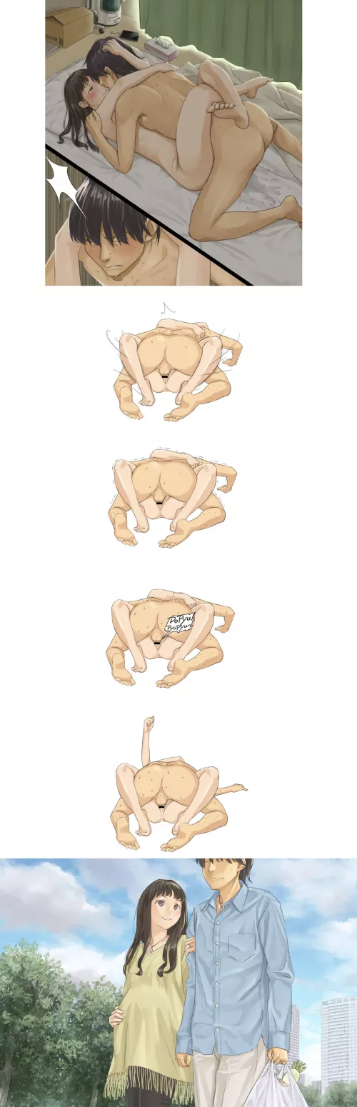 Guess who wears the pants in this relationship