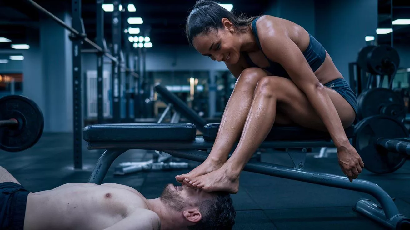 How she prefers to cool down after a workout!