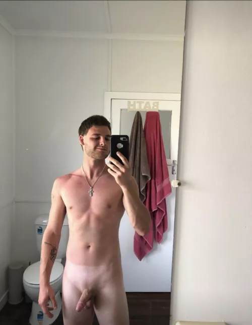 how we feeling about my tan line? im thinking its too high