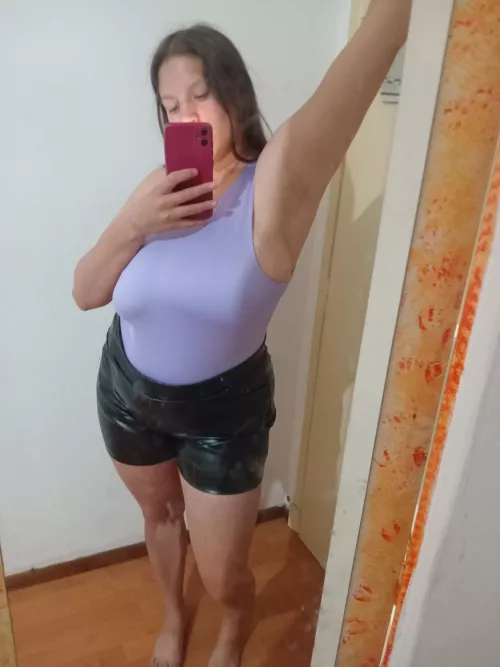 I'm not wearing a bra 