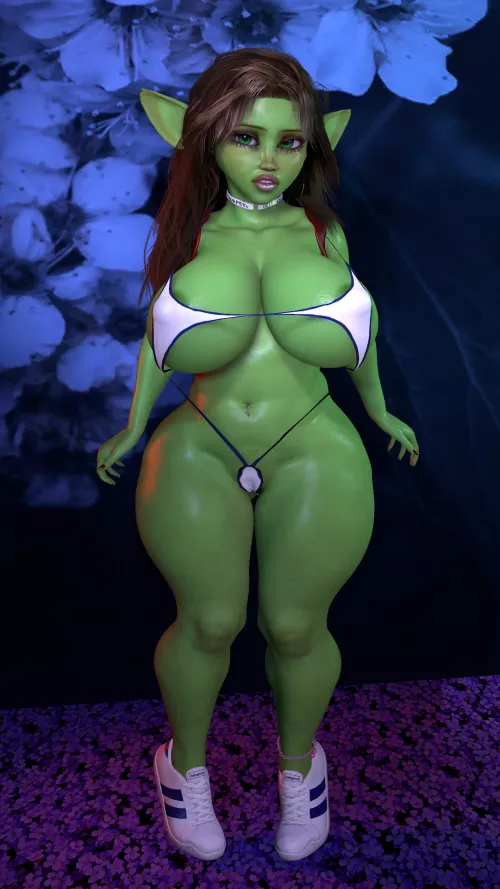 It's a miracle she managed to squeeze in that bikini