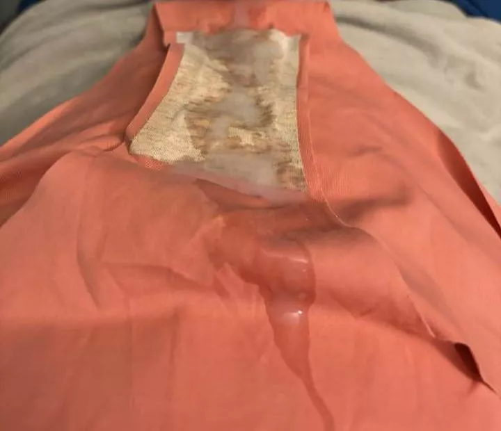 My creampied panties, with an extra load for a bit more flavor 😋 if you haven't tried my delicious panties yet, you ought to treat yourself 🔥 🥵 