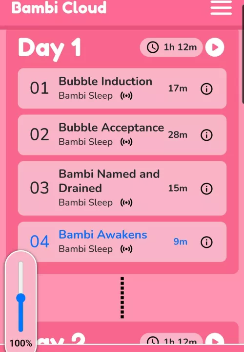 My first time trying Bambi sleep- Day 1 of 10