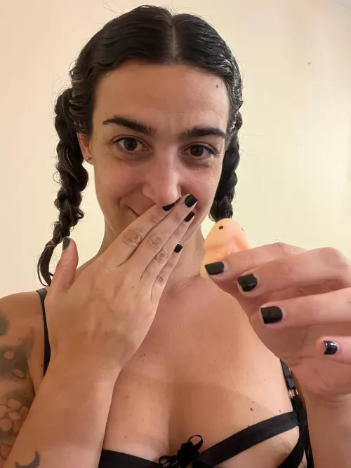 My little toy is bigger than your clitty, I can't stop laughing.