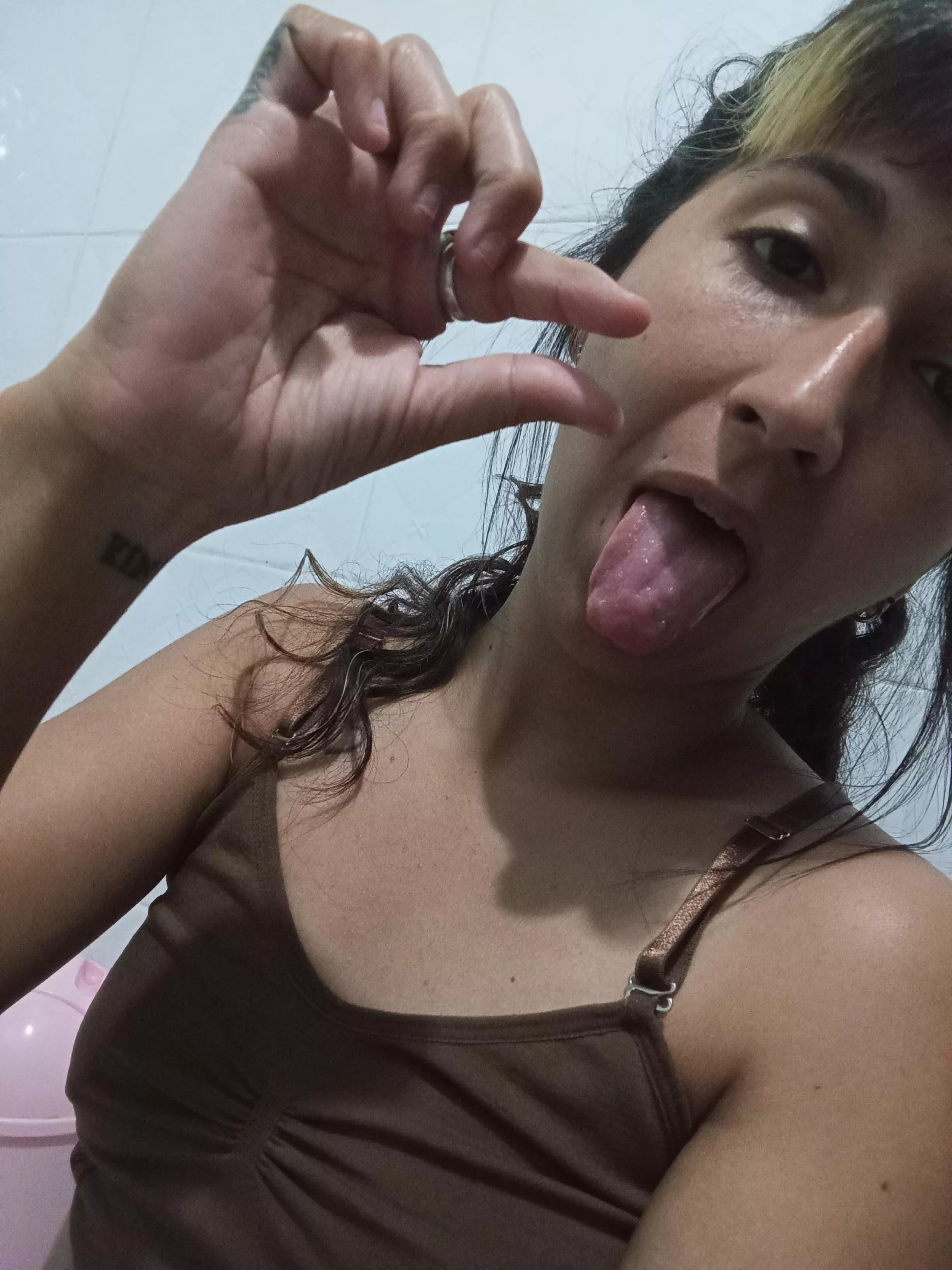 My tongue is bigger than your pathetic clitoris