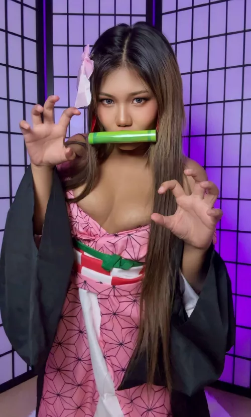 Nezuko cosplay by Sophia