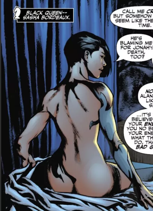 Sasha Bordeaux (Checkmate, 2006, issue 2), art by Jesus Saiz