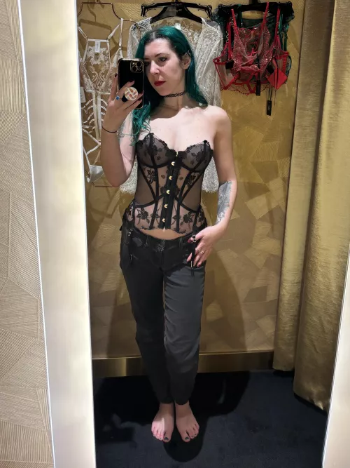 See through lace body