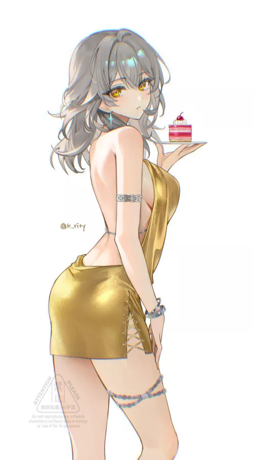 Stelle in sexy dress 