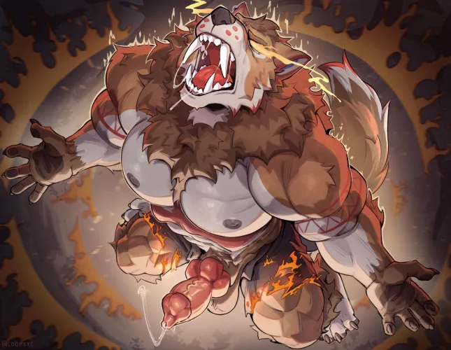 Un nuevo hombre Lobo es nacido Artist:(Cobu)