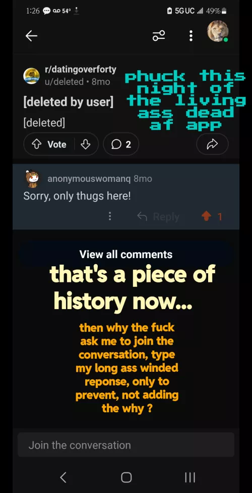 Your reason why? That's bc in part while there is a host of reasons why..