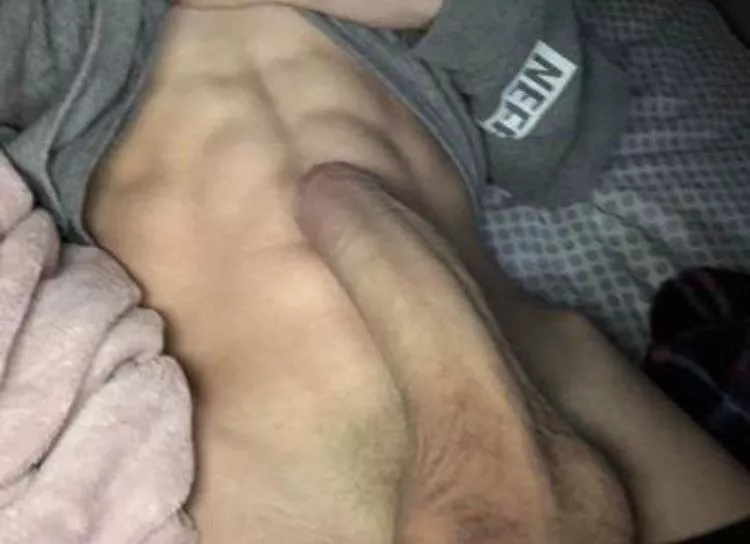 [18] Who wanna lick my abs and maybe something else