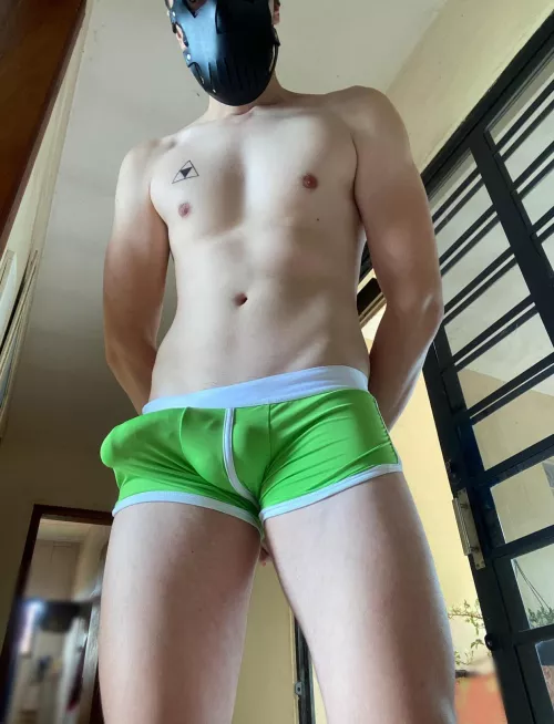 [21] I'll press your face against my bulge so you can smell your man 