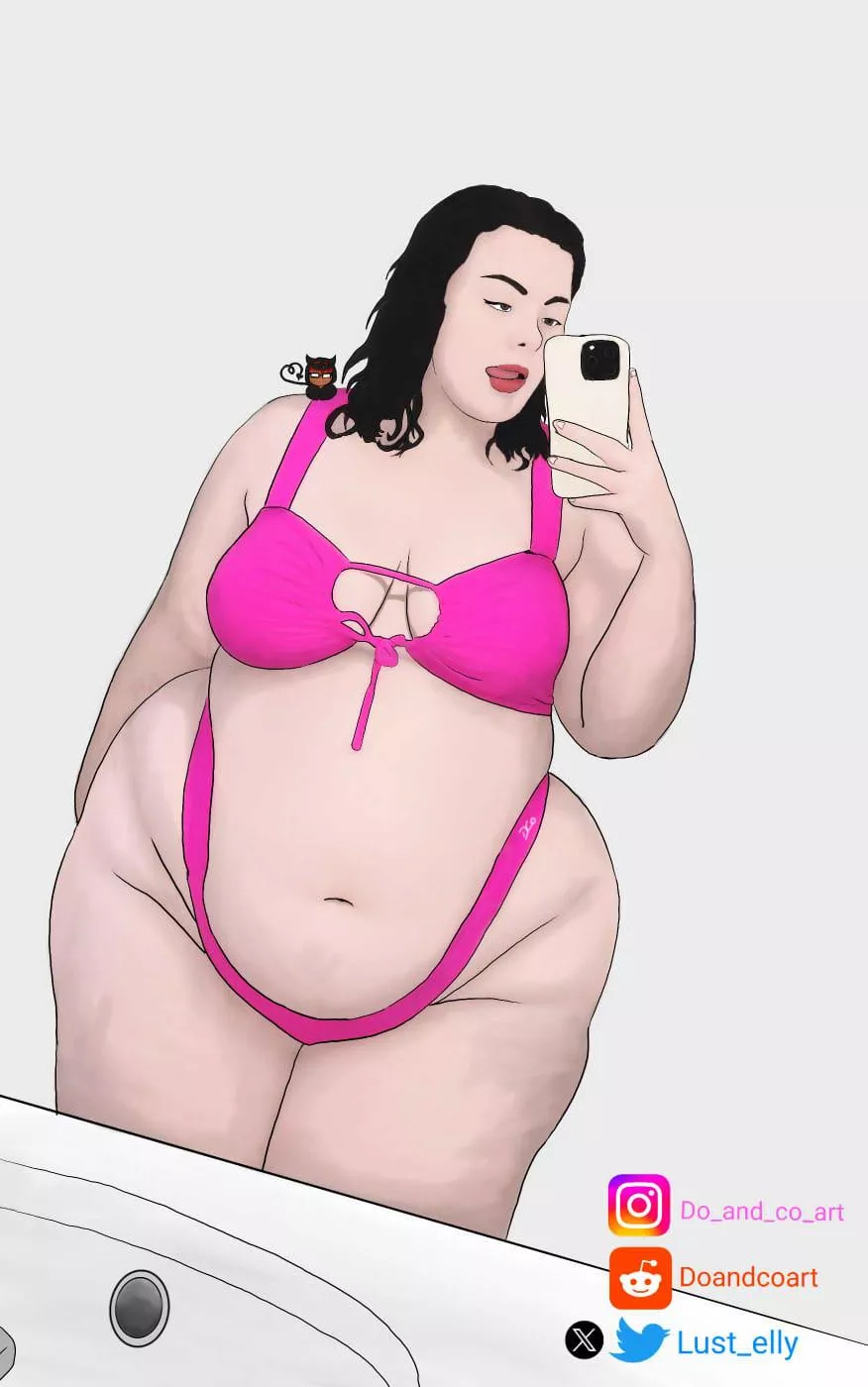 A curvy Big beautiful woman (by me)