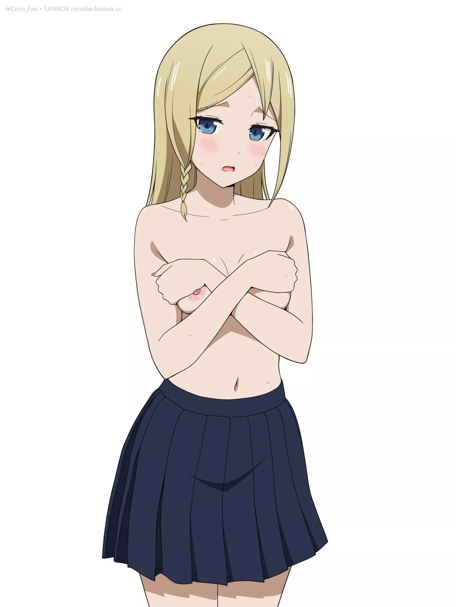 Ai Hayasaka Going Topless For The Camera