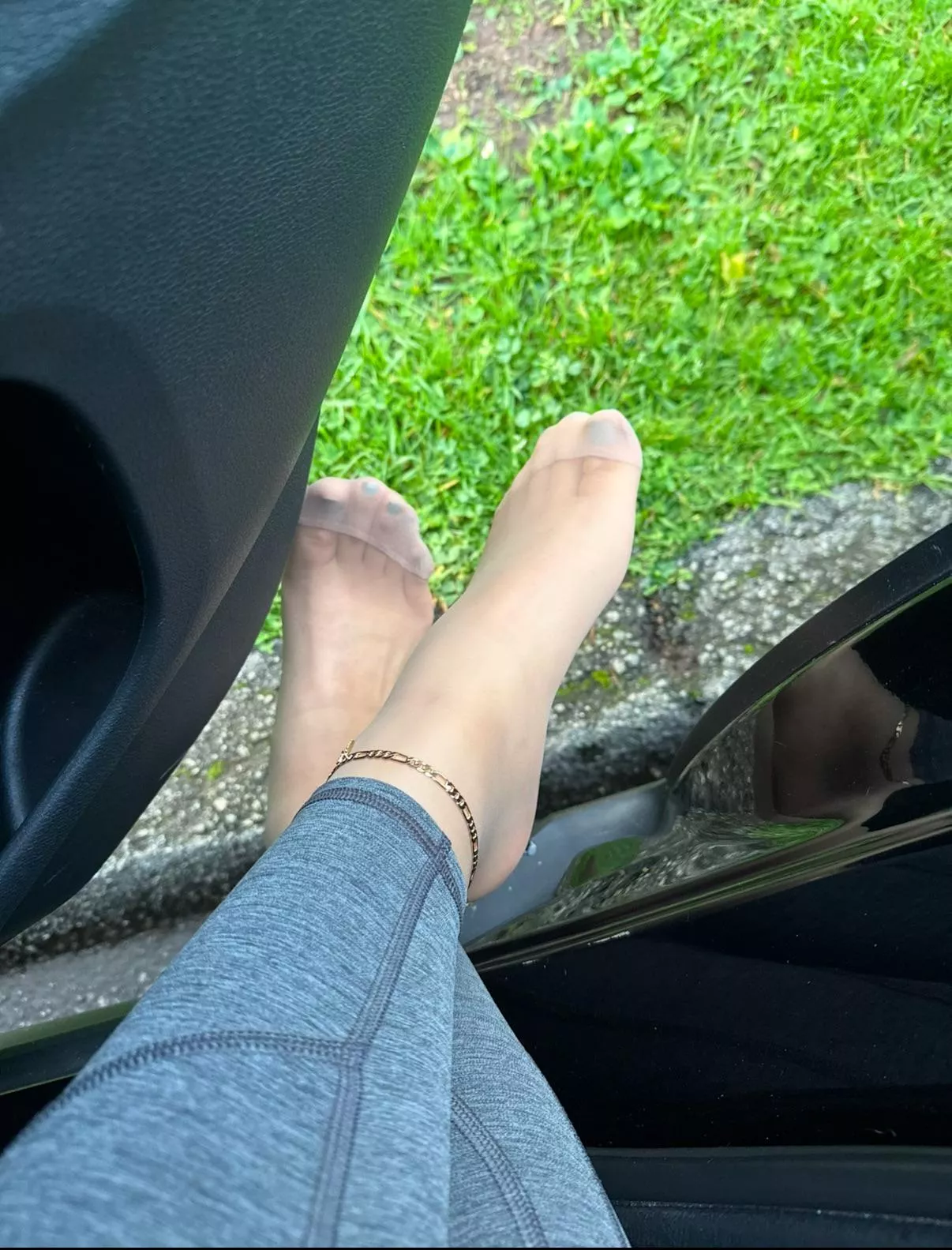 Airing out my feet after a run