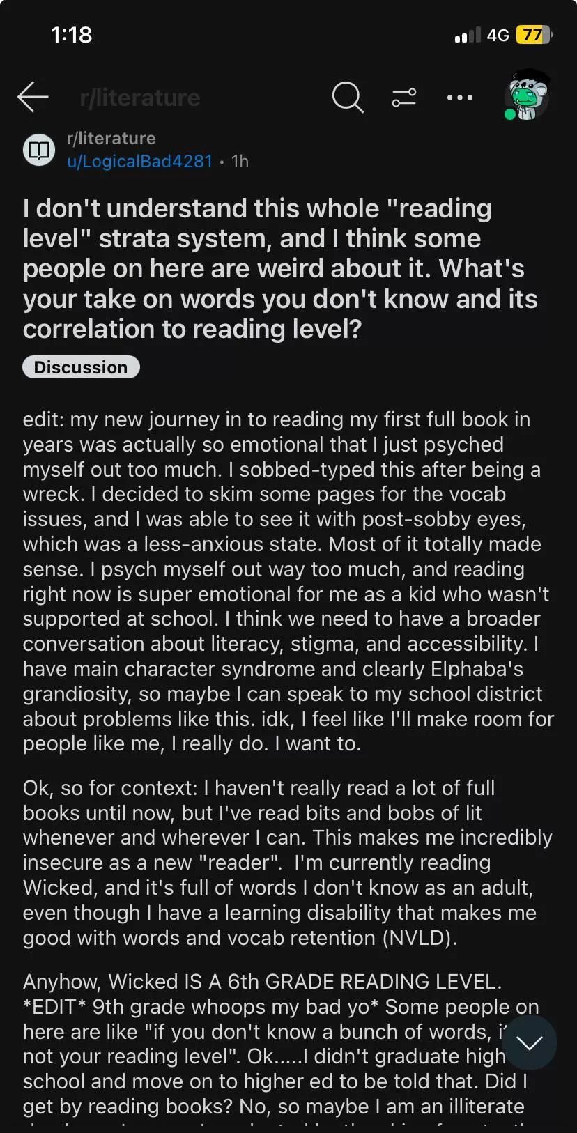 Am I the dolt for not understanding ‘Wicked’?