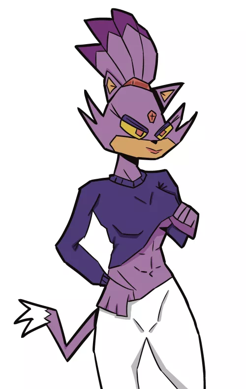 Blaze with a sixpack