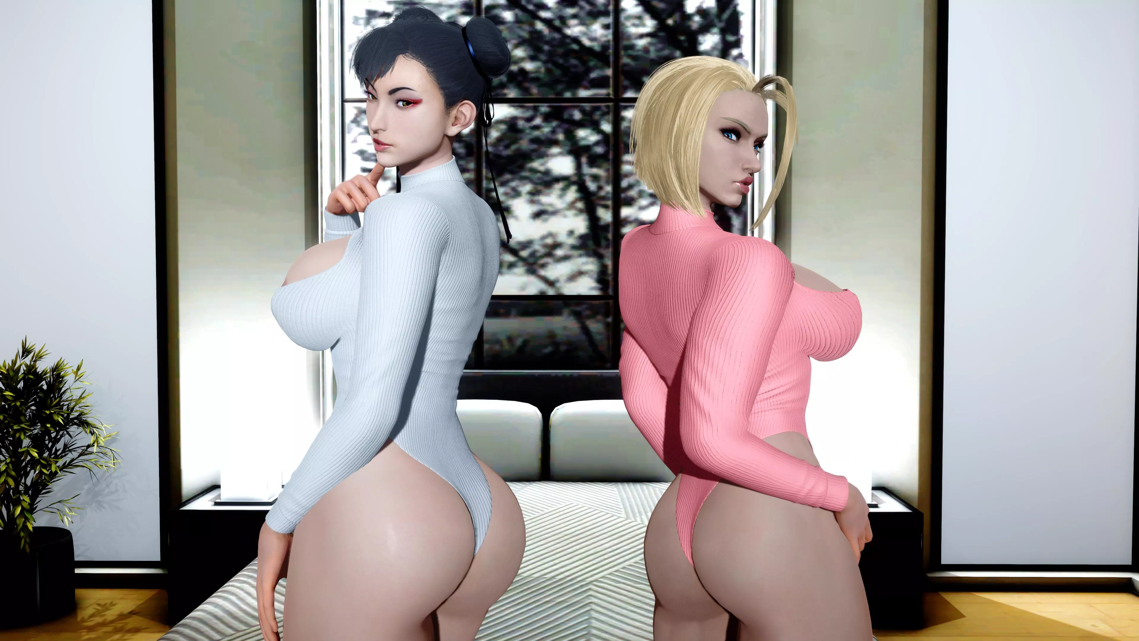 Chun-Li & Cammy waiting for you (Louventus) rule 34