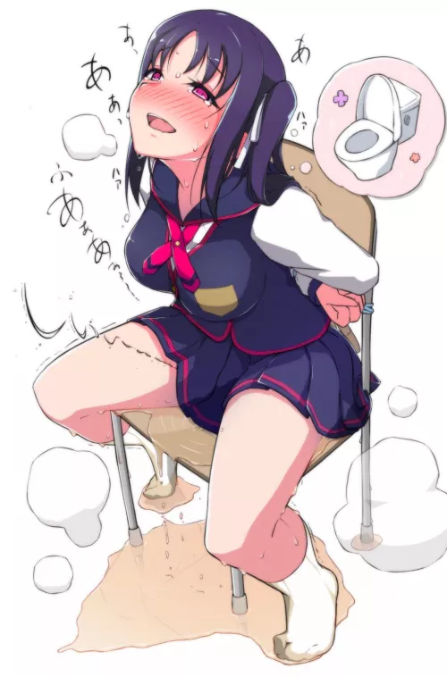 Couldn’t held it much longer!