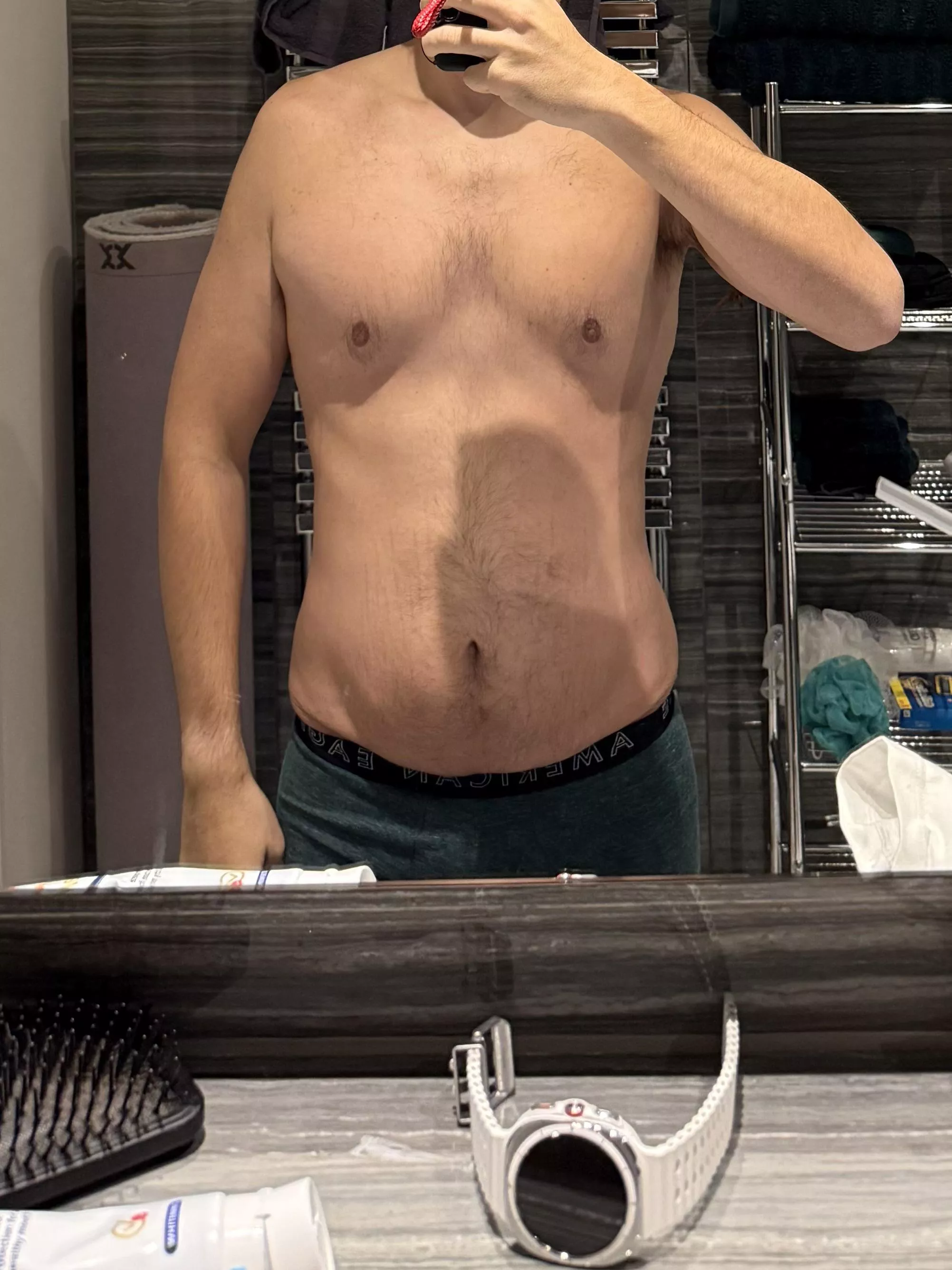   Current and  potential goal weight  question  for the end of cut 