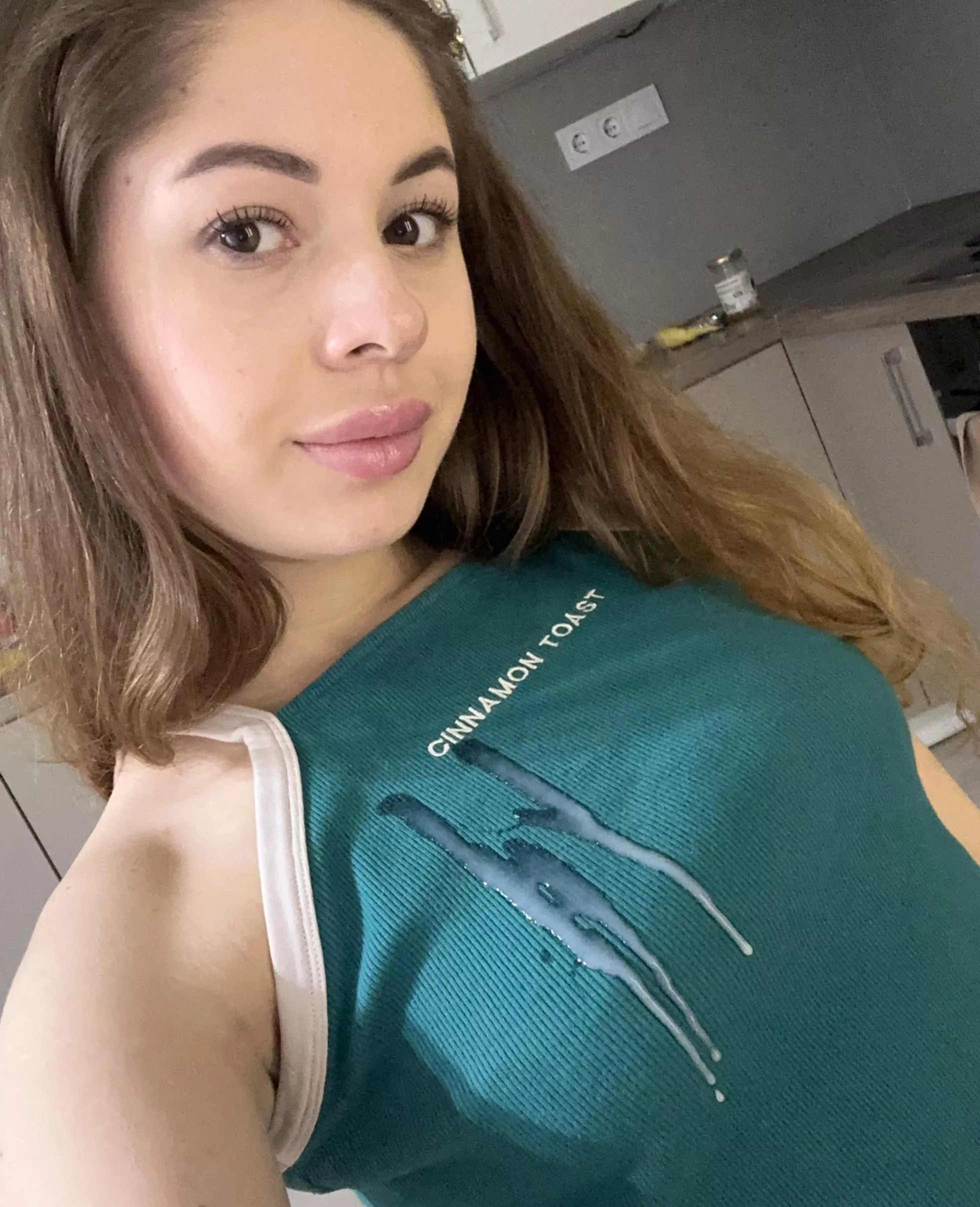 Daddy, you've stained my clothes. I think I'll take them off