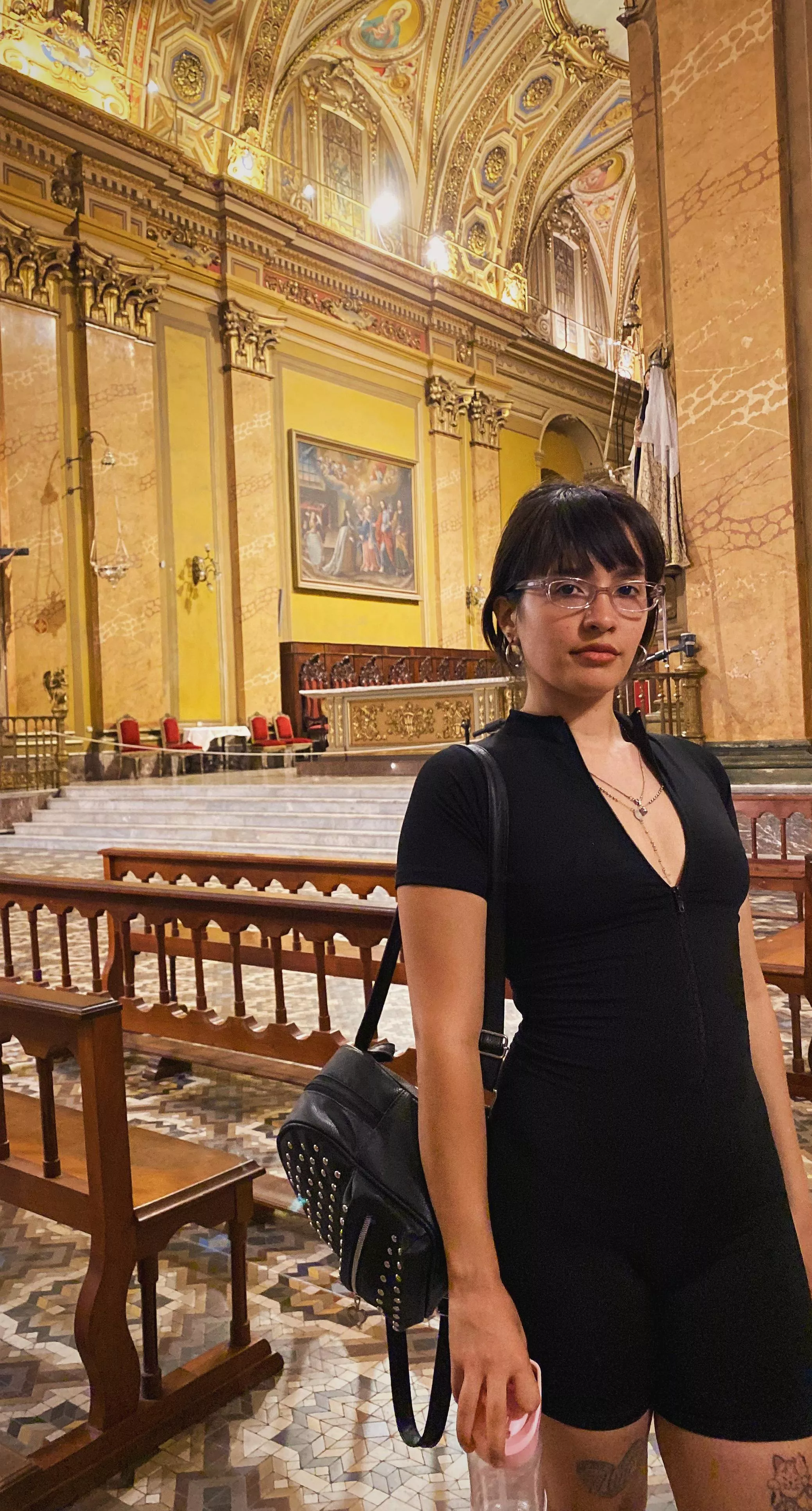 Do you think this outfit is appropriate for visiting a church? 😇